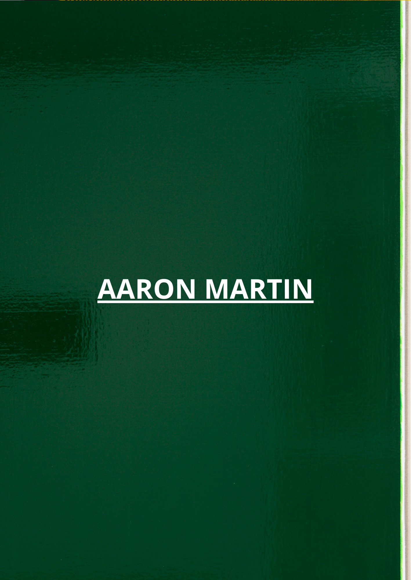 AARON MARTIN