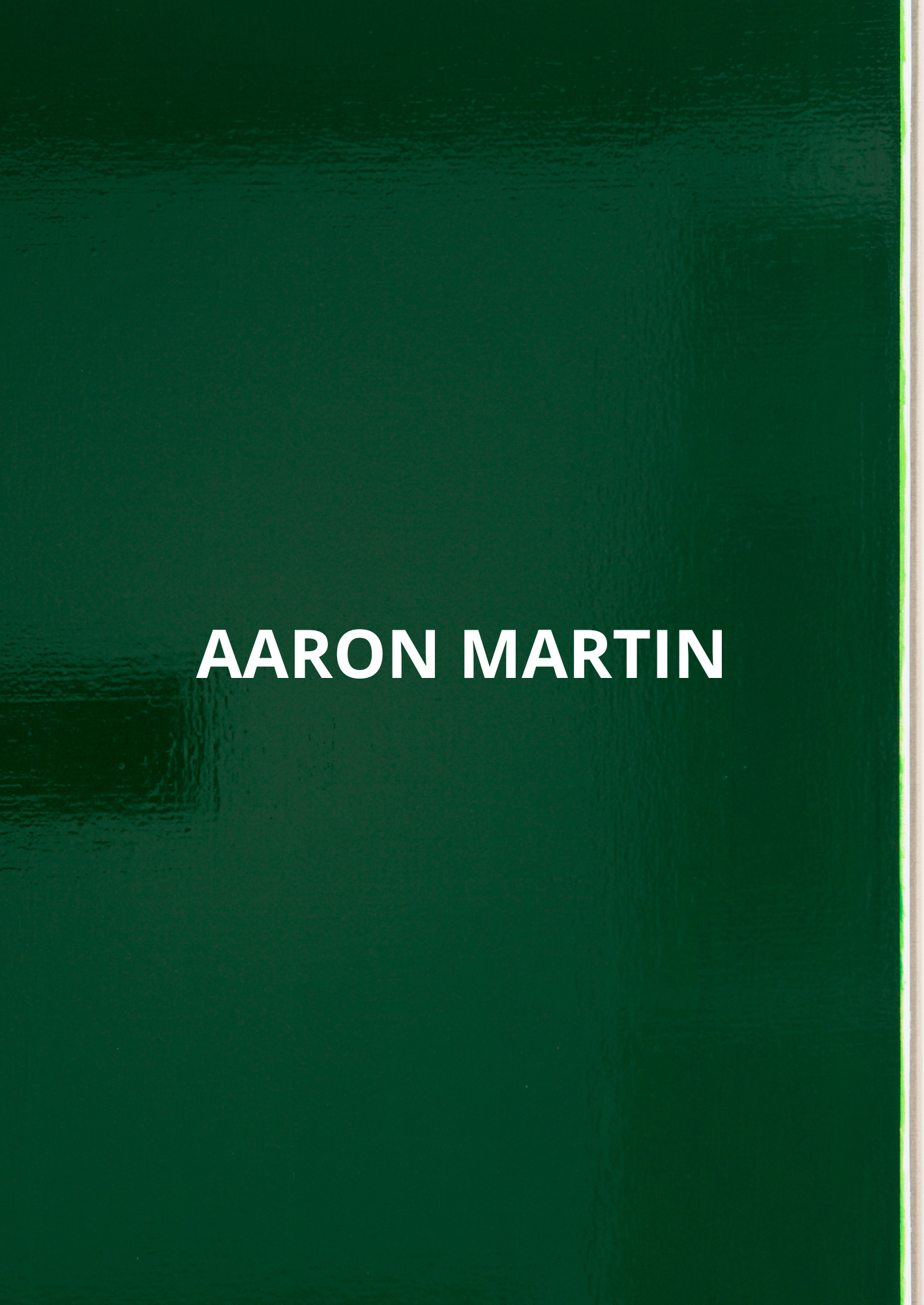 AARON MARTIN